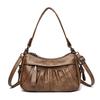 Crossbody Bag - Stylish and Simple, Suitable for Middle-aged Mothers. Soft Leather, Casual Style, Single Shoulder Bag.