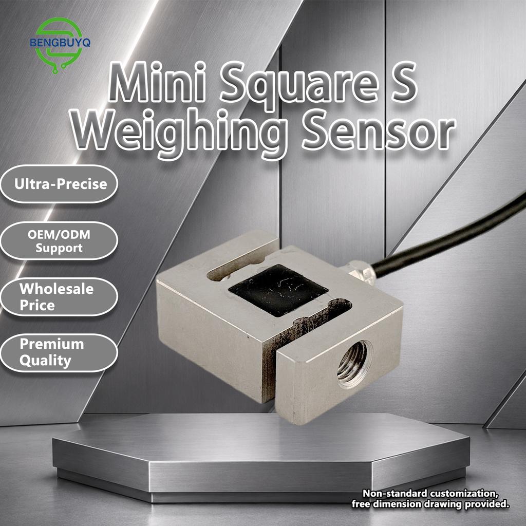 S-Type Force Sensor 10/20/50/100kg Micro Weighting Sensor with M8 Thread Tension Pressure Transducer for Automation Control