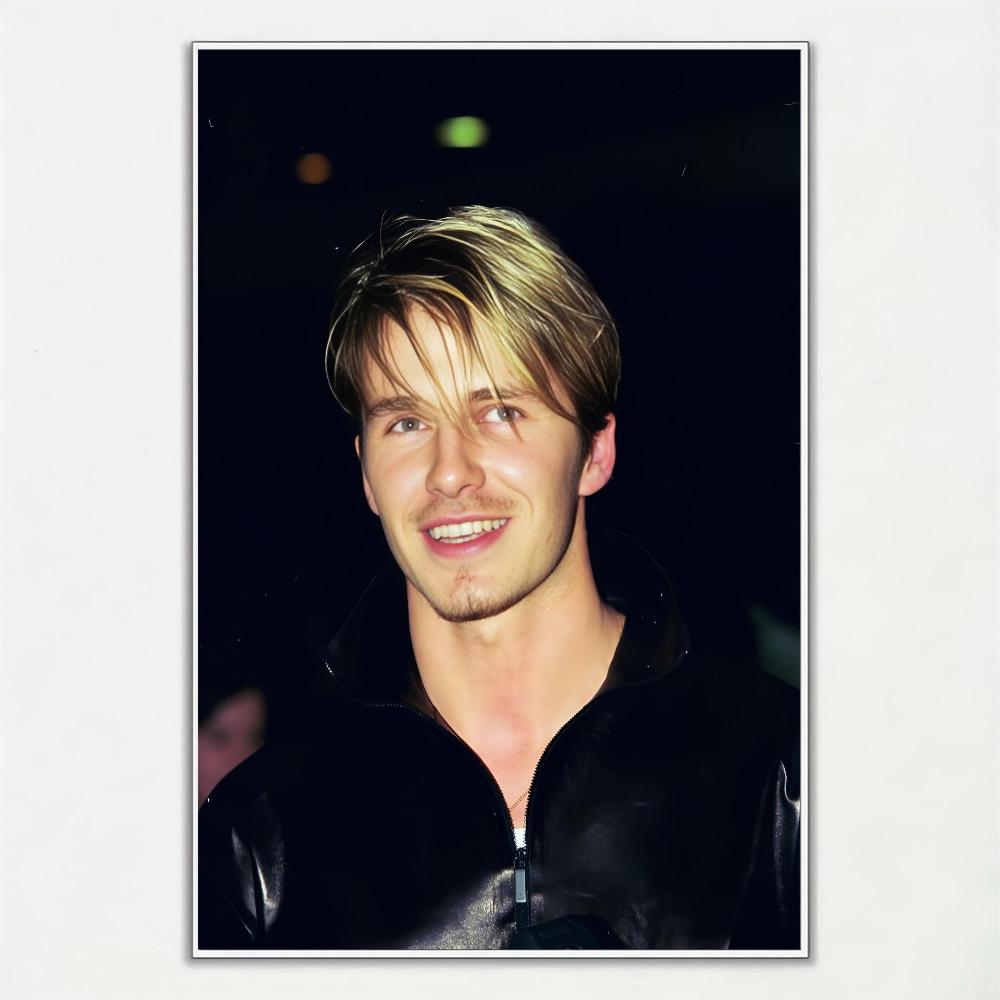 1pc Hot And Famous Great Football Stars David Beckham Poster HD Posters Home Room Bar Cafe Decor Art Wall Painting Picture