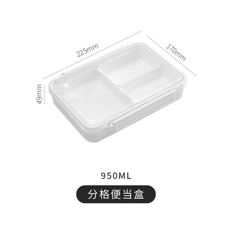 Mehrzweck-Lunchbox Aufbewahrungsboxen Mikrowellengeeignet Hitzebeständiger Kunststoff Lebensmittel Obst Lagerung Versiegelungsbox Tragbare Bento-Boxen