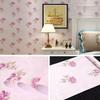 Papel de parede autoadesivo 45CM DIY parede de fundo em grade autoadesivo estilo retrô decoração de casa quarto sala de estar parede de fundo
