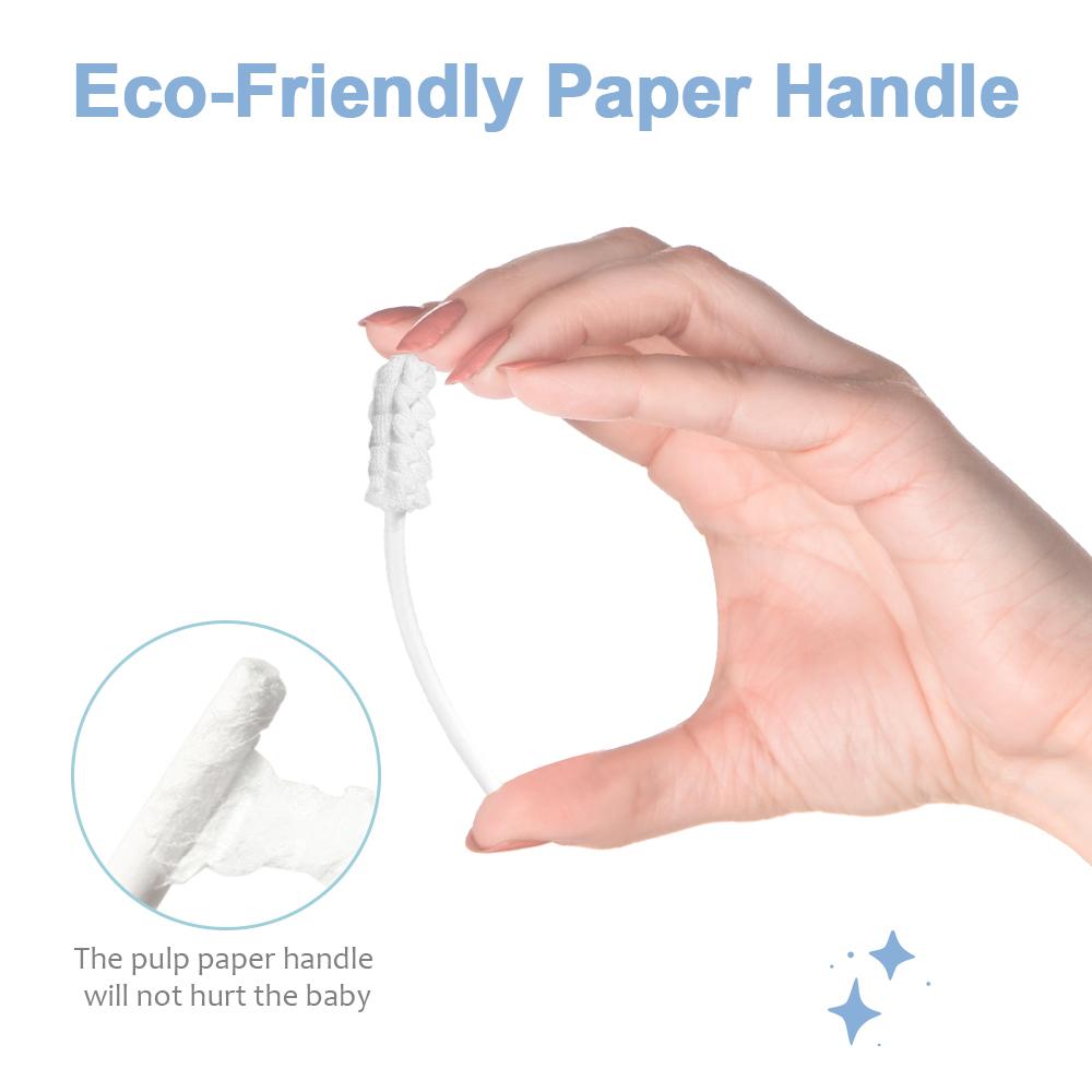 30pcs New Baby Care Clean Gauze Oral Cleaner Oral Cleaning Brush Toothbrush Paper Rod Baby Tongue