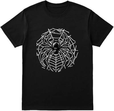 Spider Web T-Shirt – Unisex Black Tee for Men & Women