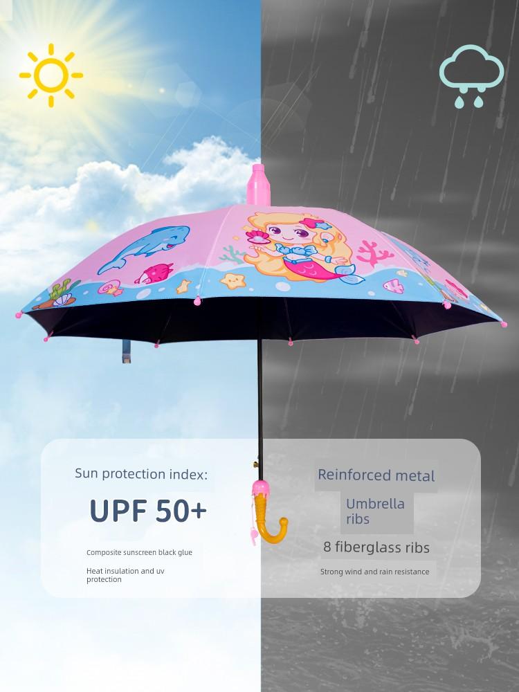 Children's Umbrella for Elementary School Boys, Kindergarten Girls, Special for School Use, Kids' Umbrella for 8-Year-Old Girls, 9