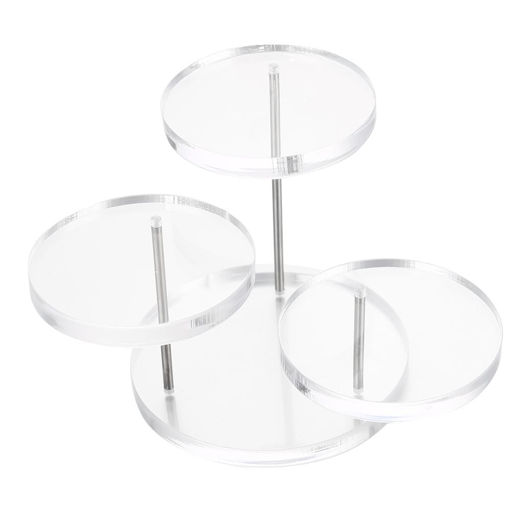 Multi-Layer Cupcake Stands Round Transparent Can Cupcakes Holder for Baby Shower Wedding Birthday