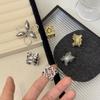 Elegant Metal Weave Rings Comfortable Metal Mesh Rings Stylish Rings Jewelry Charm for Everyday Elegances