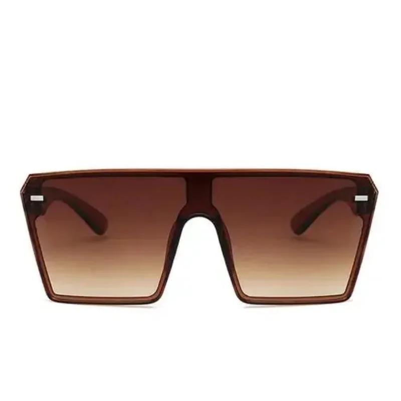 

Vintage Luxury Brand Sunglasses Women Men Big Frame Square Punk Windproof UV400 Goggles Shades Rivets