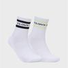 CLOUD ZERO 2S Crew Socks (2P) (0097054) CZFAF1SC903MN-WHITE