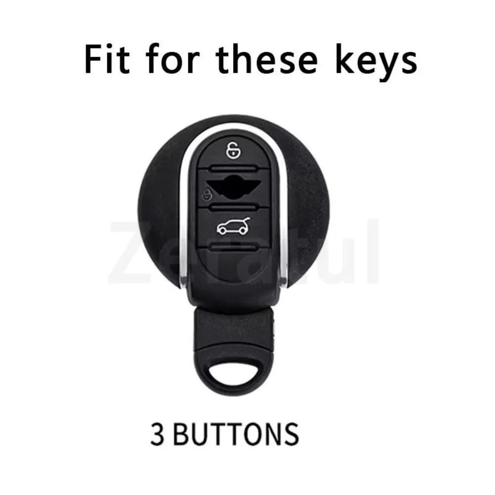 Soft Tpu Car Key Case Cover For Bmw Mini Coopers One Jcw F56 F55 F54 F57 F60 S Roadster Keyless Auto Shell Fob Holder Protector