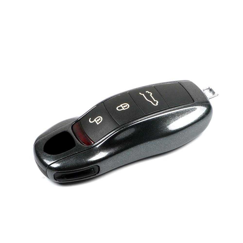 Porsche Cayenne, Macan, 718, 911, Boxster, Taycan Carbon Gray Key Shell Replacement