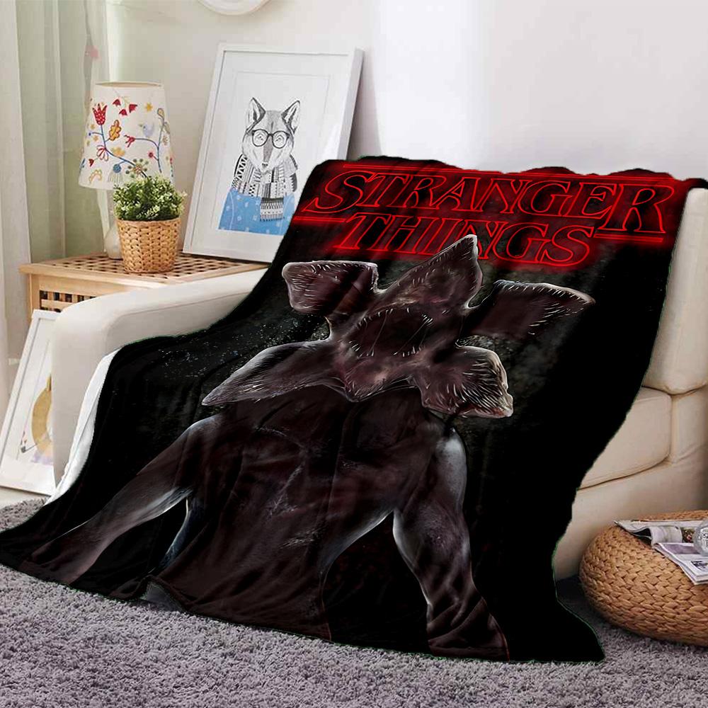 1pc Stranger Things Dark Dimension flannel Blanket for Super Soft Cute Comfort Blanket for Travel Bedding Couch Sofa Blanket Y82531