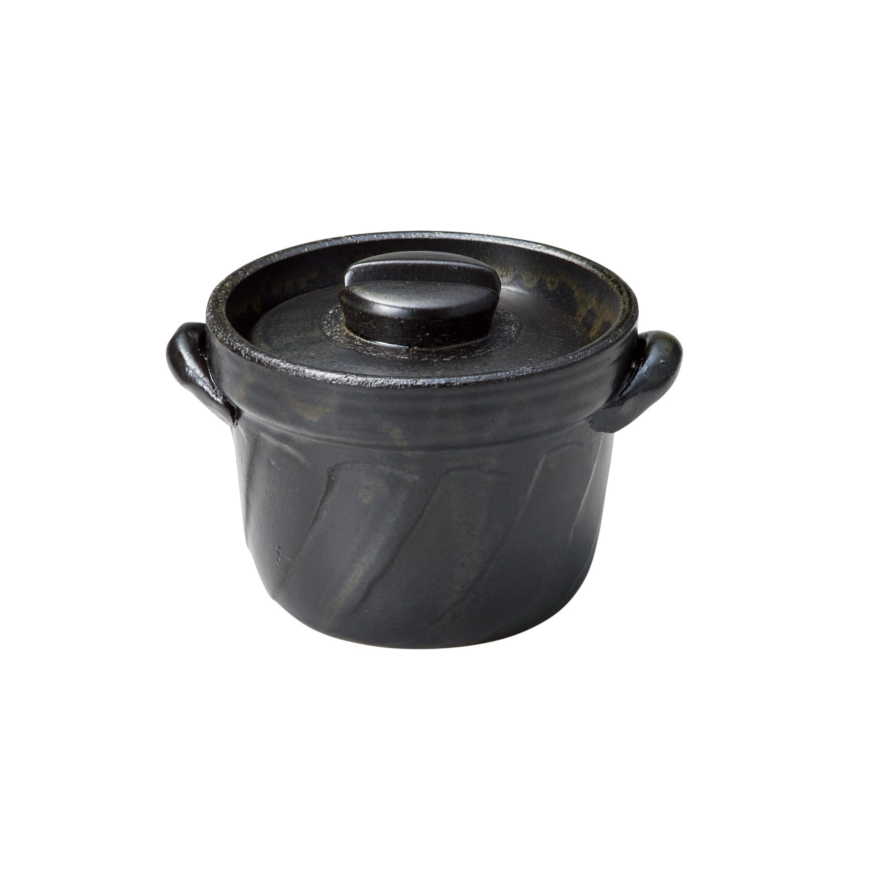 

Рисоварка Банко, вместимость 1 чашка, витая, черная глазурь, пушистый, горшок для риса, подходит для прямого нагрева, сделано в Японии, 18814