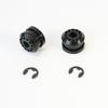 2PCS Transfer Case Shift Linkage Bushing with E-clips Fit for Dodge Ram 1500 2500 3500 4X4 Shifter Linkage Control Lever Bushing Grommet Kit
