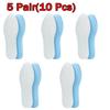 10Pcs Feet Running Sport Insoles Shock Absorption Mesh Breathable Soles Men Summer Cool Shoe Sole Memory Foam Shoe Pads