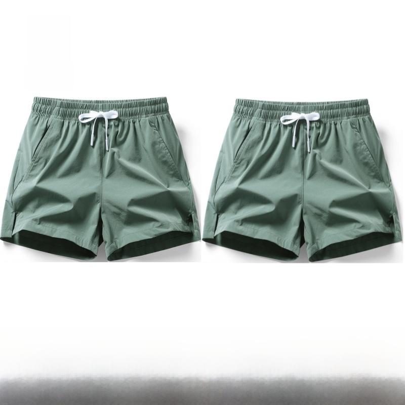 

Ice Silk Qui Dry ort Pants Men Women Summer Thin Cool Feeling Tee-quarter Length Running Fitn Beach orts Casual S
