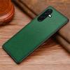For Samsung Galaxy S24 Case Litchi Texture PU Leather Coated PC + TPU Protective Phone Back Cover