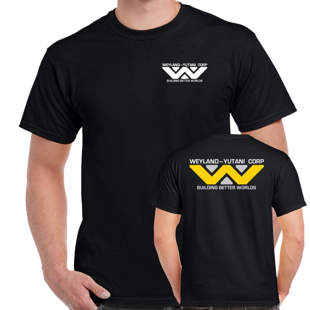 Weyland Yutani Corp Logo Double Sided Adult T-Shirt S разноцветный