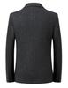 MYMRIN Skräddarsydd Kostym Business Casual Ytterkläder Storlek Jacka, Ull, Vindtät, Köldtålig, Jacka, (Grå, 2XL)