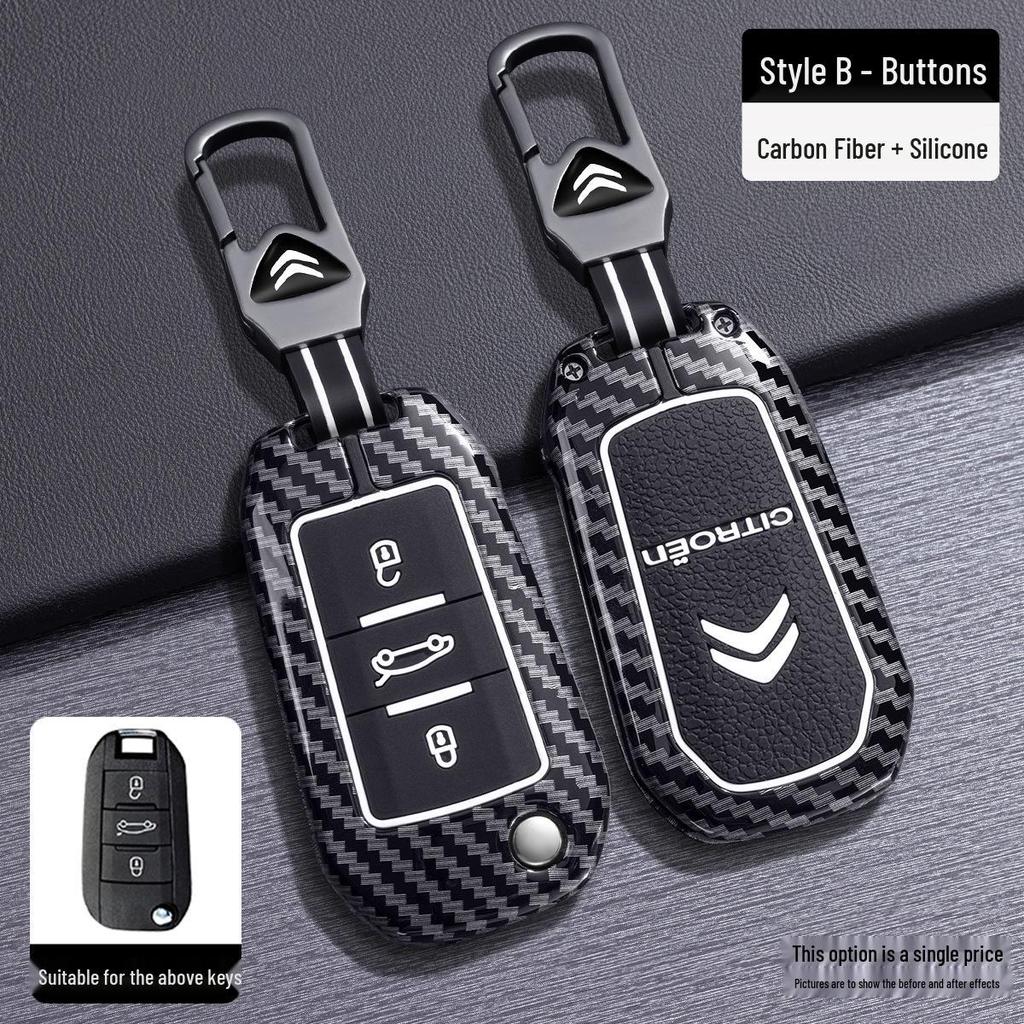 Kompatible Schlüsselhülle für Citroen: C5X, Versailles C4, Sega, Elysee, C6, Tianyi, C5, C3XR