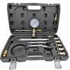 Professional AUTO TOOLS Petrol Gasoline Engine Cylinder Compression Gauge Tester Kit Cylinder Tester With M10 M12 M14 M16 M18