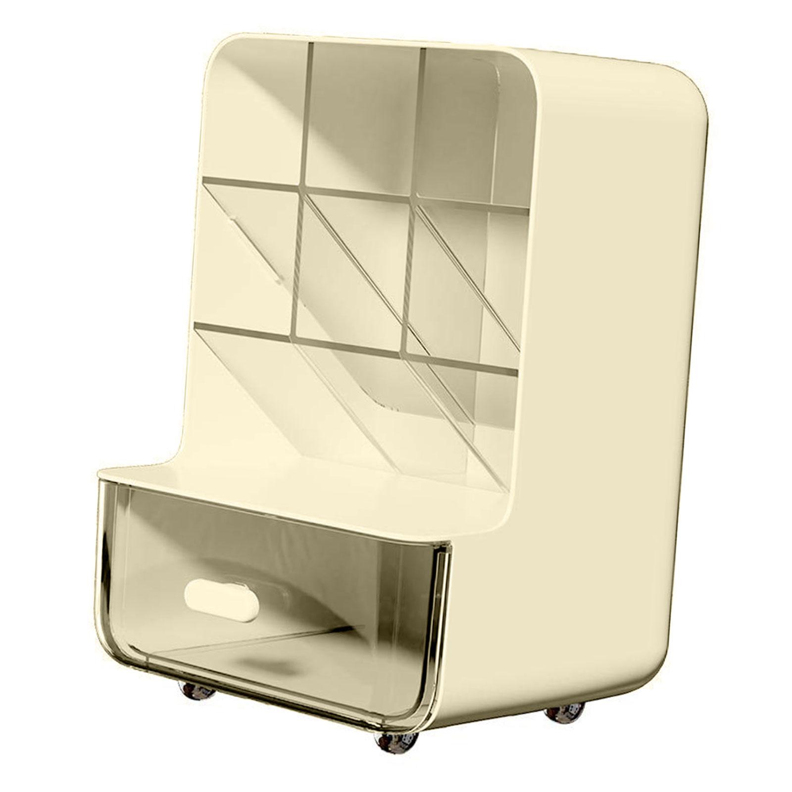 

Tilt Pencil Holder Large Capacity Stationery Storage Box Multi Layer Desk Organizer Shelf for Office and Home Use A