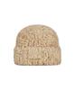 Bajal Safety Pin Fur Beanie Beige