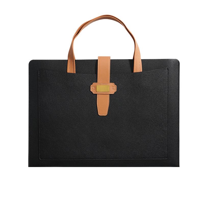 Portable Large Capacity Business Document Handbag