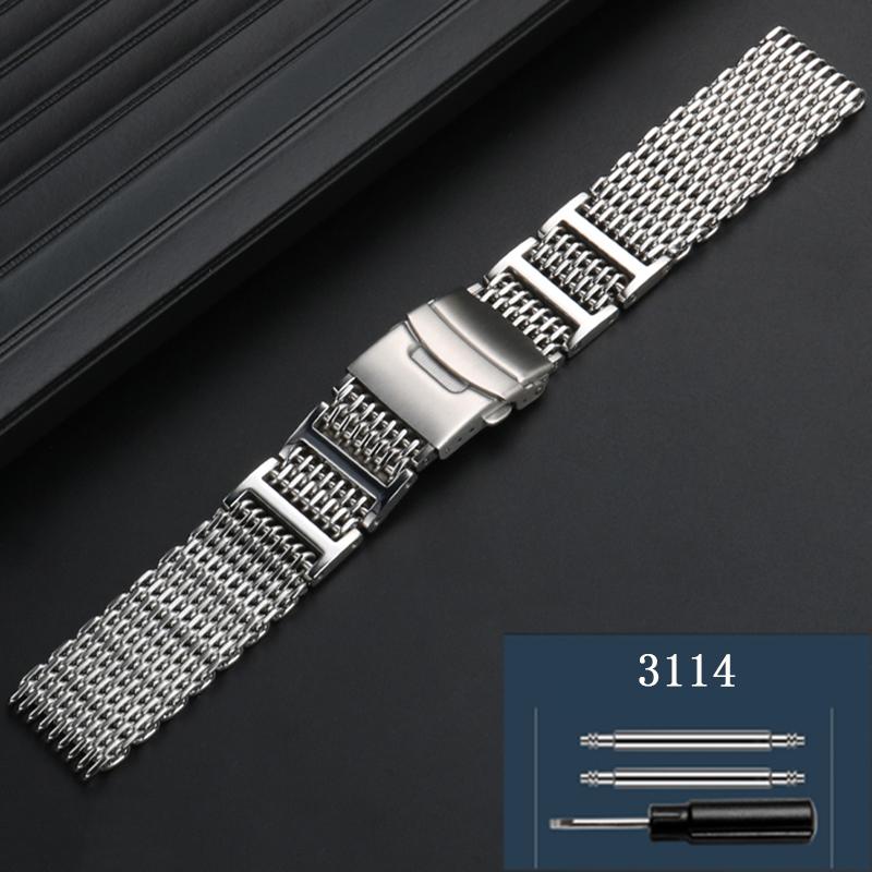 Voor Citizen BJ8050-08E/BJ8050 herenhorloge massief speciale connector bandaanzet converter aangepast Hoge kwaliteit Roestvrij staal band