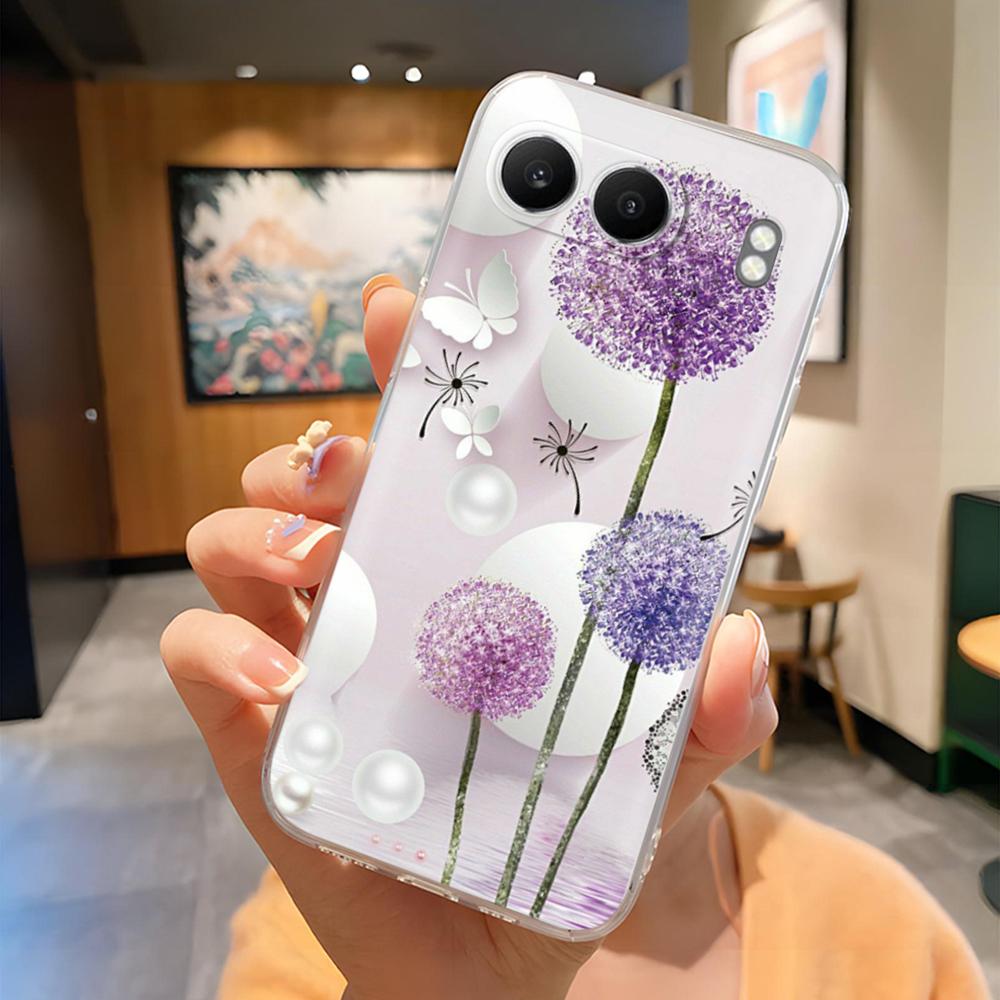 For OnePlus Nord 4 5G Case Flower Soft Silicone Camera Lens Protection Back Cover For OnePlus Nord 4 Nord4 5G Coque Phone Cases