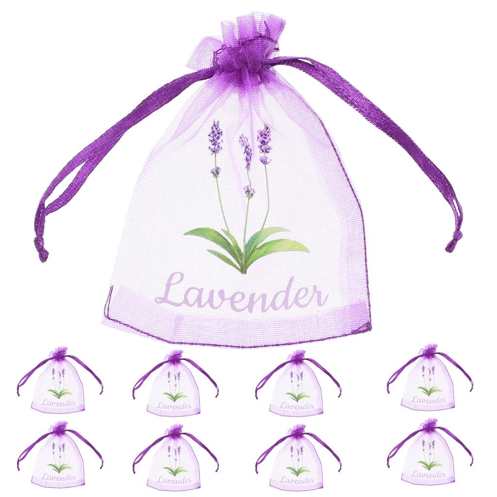  20 Pcs Empty Sachet Bag Jewelry Pouches Sacks Drawstring Herbs Storage Bags Dried Flower Gauze Lavender