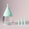Silikon Kattmatningsflaska Bitbeständigt Avtagbart Lock Kattungeutfodrare Anti-kvävning med Skala Valp mjölkflaskor Nyfödda Husdjur