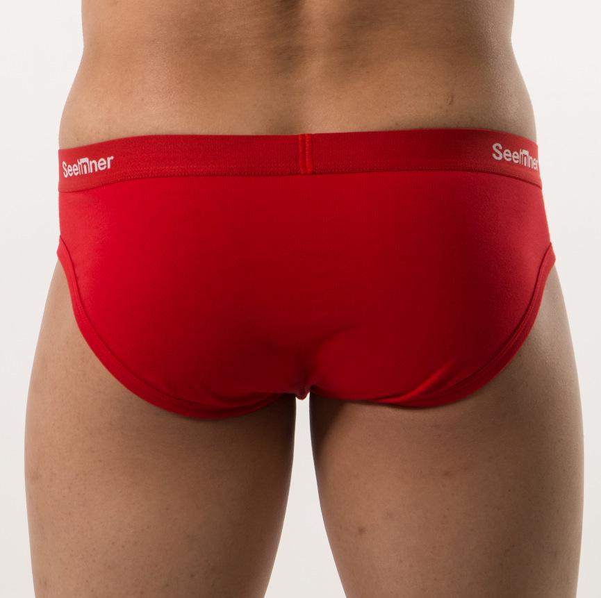 Mutandine da uomo a vita bassa in cotone a triangolo con sollevamento del fondoschiena e tasca elastica per lo sport
