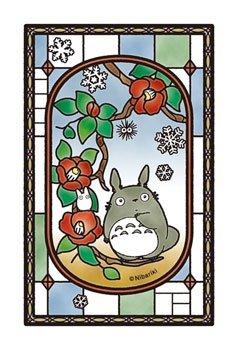 EN SKY Studio Ghibli Mein Nachbar Totoro Kamelienblüten-Tag Kunstkristall Puzzlespiel 126 Teile 10 x 14,7 cm 126-AC07
