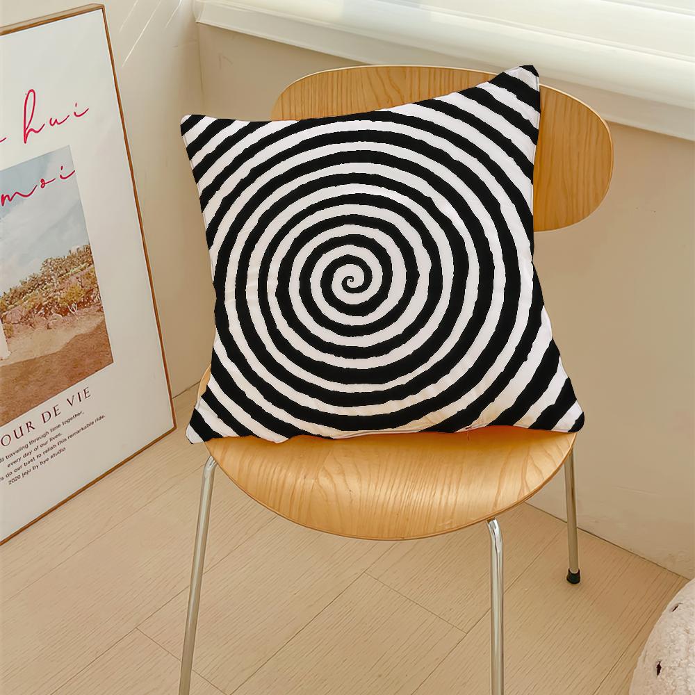 Fashio Swirl cushion cover Pillow Cover Decoration Room Home Sofa living Office Car Nordic Simplicity