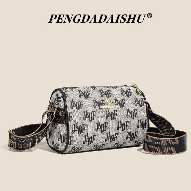 Versatile Retro Plaid Small Square Bag with Wide Shoulder Strap 2025