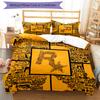 3pcs Rockstar Energy pattern bedding set duvet cover set includes duvet cover &pillowcases,perfect all season bedroom decoration&gift