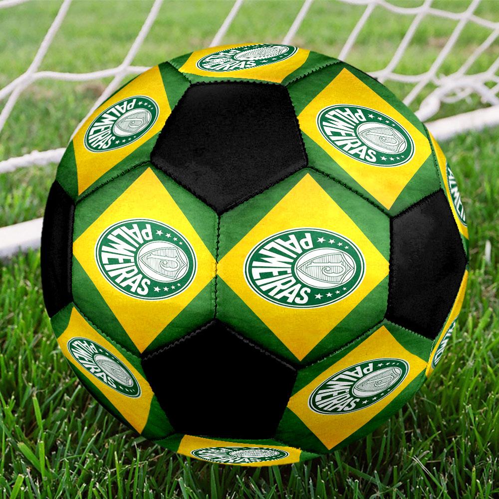 SE Palmeirasfootball clubIndoor Size 5 Soccer Ball Colorful Machine Stitched PVC Competition Ready Durable High-Bounce