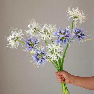 Lycoris Radiata Seidenblumen-Arrangement für Zuhause oder Hochzeitsdekoration