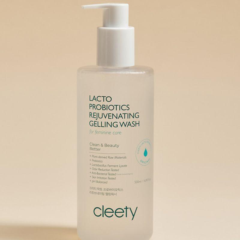 Cleety Lacto Probiotics Rejuvenating Gelling Wash Feminine Cleanser 500ml Gelling Wash 500ml Unscented