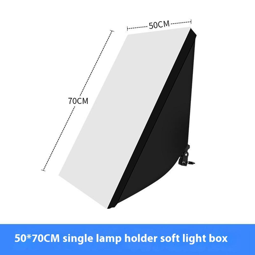 50 x 70cm Single Light Head Softbox Photography Studio Equipment for Portrait Product Shooting