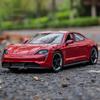 Welly 1/24 Porsche Taycan Turbo S Legierungsauto Modell Diecasts Metall Spielzeug Sportwagen Modell Hochsimulationssammlung Kindergeschenke