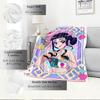 K-POP Anime Girls Group  Four Seasons Soft Warm Blanket  All-Season Thick Knit Polyester Bedspread for Bed, Camping, Travel  Perfect Gift