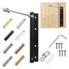 Automatic Door Closer Silent Operation Stainless Steel Self-Closing Hinge with Adjustable Speed Quiet Soft-Close Technology Hinge Door Closer Kit