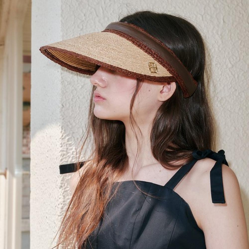 Allincomplete Diana Rafia Sun Visor  2 Colors 