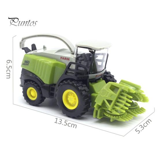 Mini 1/43 Landwirtschaftlicher Mähdrescher Modell Kinder Jungen Legierung Auto Spielzeug Geburtstagsgeschenk