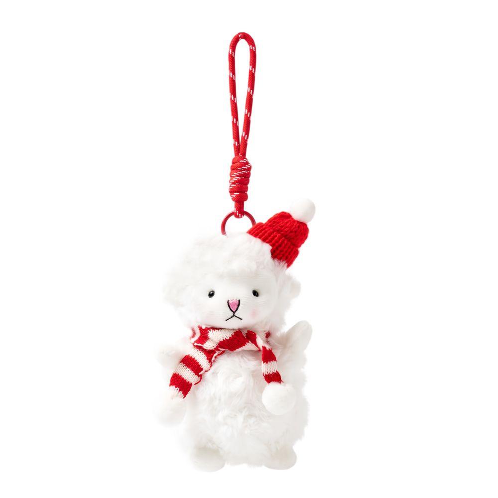 Bag Hanging Sheep Plush Doll Ornaments Fluffy Lamb Pendant Sheep Plush Keychain Birthday Party