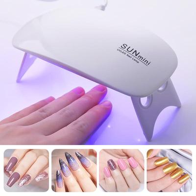 Cavo USB portatile mini lampada per asciugatrice LED UV da 6 W per lampada USB per smalto gel per uso domestico regalo