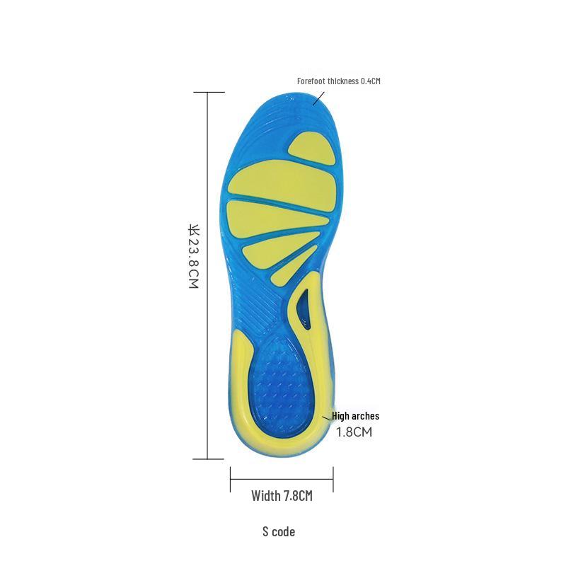 

Эластичные амортизирующие спортивные стельки - Нескользящая поддержка свода стопы для мужчин и женщин