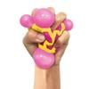 Slow Rebound Toy Colorful Grid Stress Ball, TPR Rising Fidget for Anxiety Relief, Palm-sized Reliever Soft Squeeze Decompression Ball Office