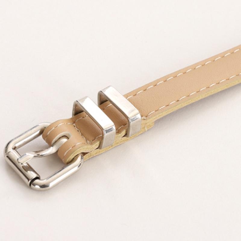 Shop Women Slim Belt 1.5cm White Tu Wbt 0612